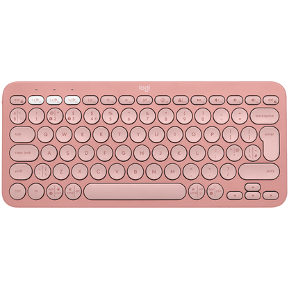 Logitech K380S Bluetooth Keyboard - Tonal Rose - product photo
