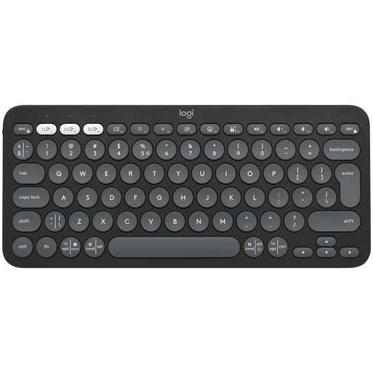 Logitech K380S Bluetooth Keyboard - Tonal Graphite - product photo