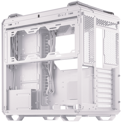 ASUS TUF Gaming GT502 ATX Gaming case White, Dual Chamber Chassis, Panoramic View, Tempered Glass front and side panel, Tool-Free side panels, Front Panel High-Speed USB Type-C - image 2
