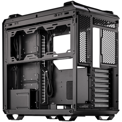 ASUS TUF Gaming GT502 ATX Gaming case Black, Dual Chamber Chassis, Panoramic View, Tempered Glass front and side panel, Tool-Free side panels, Front Panel High-Speed USB Type-C - image 2