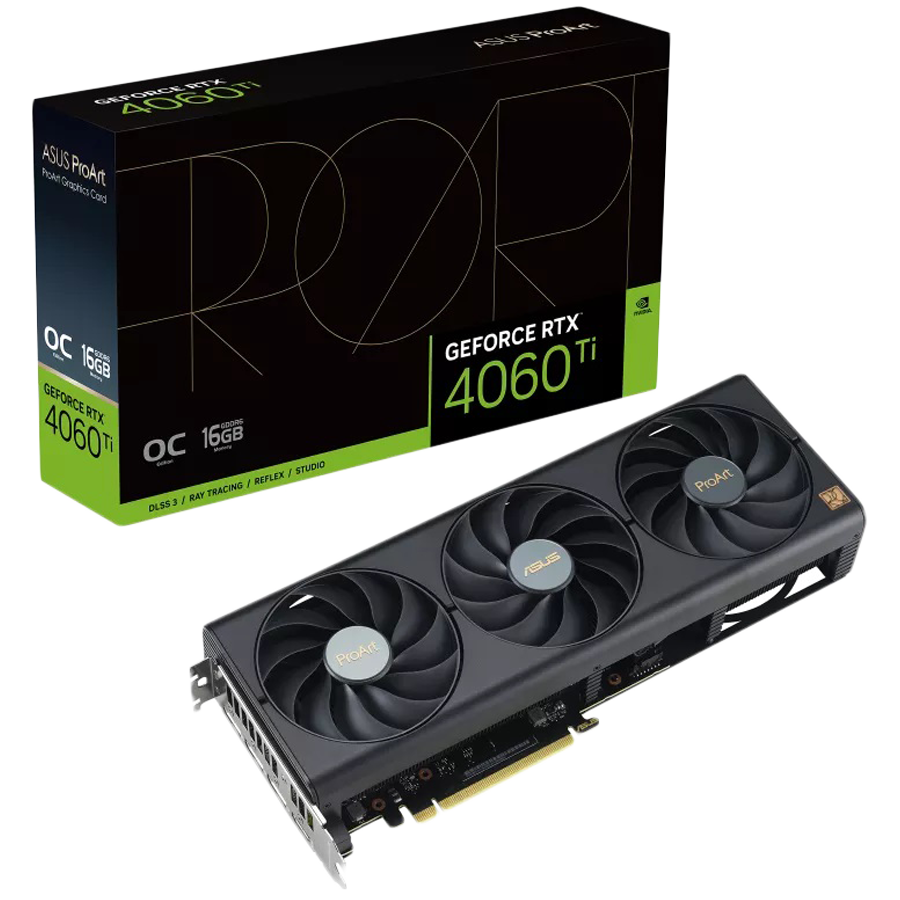 ASUS ProArt GeForce RTX 4060 Ti OC Edition 16GB GDDR6