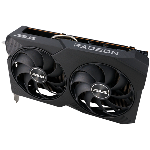 ASUS Dual Radeon RX 7600 V2 OC Edition 8GB GDDR6 Graphics Card – alternate product view 3