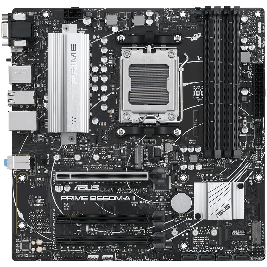 ASUS PRIME B650M-A II-CSM AM5 mATX MB – alternate product view 2