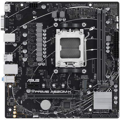 ASUS PRIME A620M-K AM5 mATX MB – alternate product view 2