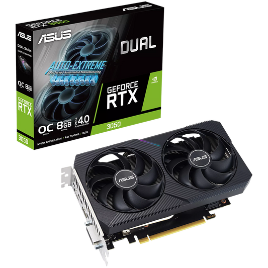 ASUS Dual GeForce RTX 3050 V2 OC Edition 8GB GDDR6