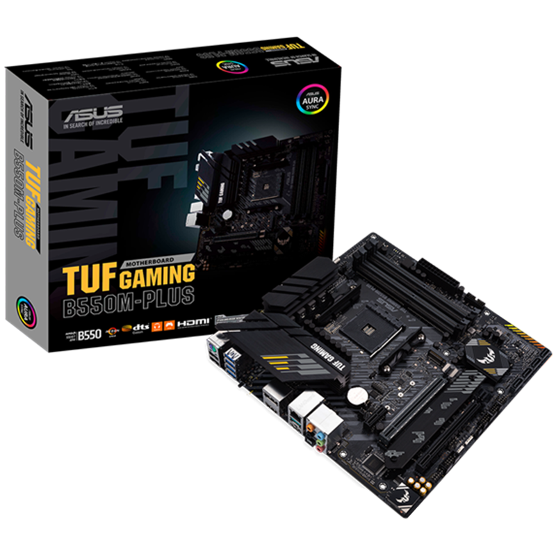 ASUS TUF GAMING B550M-PLUS mATX AM4 DDR4 - product photo