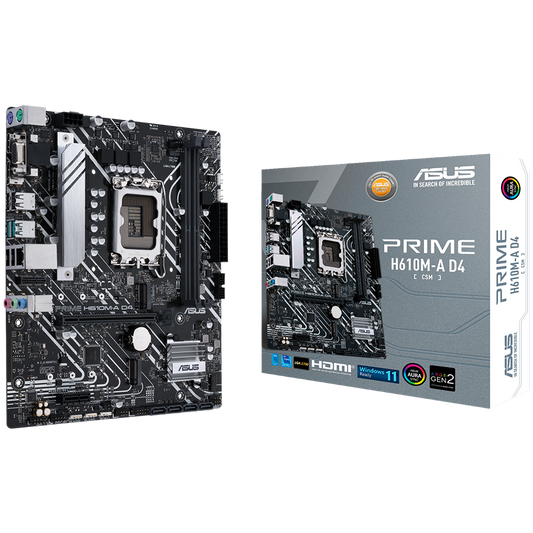 ASUS PRIME H610M-A D4-CSM LGA1700 mATX MB