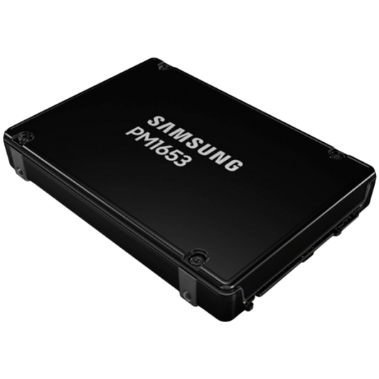 SAMSUNG PM1653 15.36TB Enterprise SSD, 2.5”, SAS 24Gb/s, Read/Write: 4200 / 3700 MB/s, Random Read/Write IOPS 800K/140K