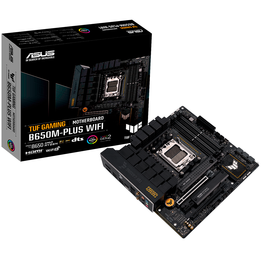 ASUS TUF GAMING B650M-PLUS WIFI AM5 mATX gaming MB