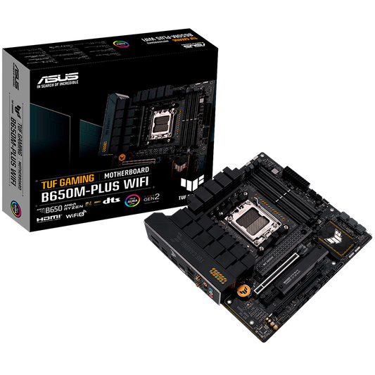 ASUS TUF GAMING B650M-PLUS WIFI AM5 mATX gaming MB