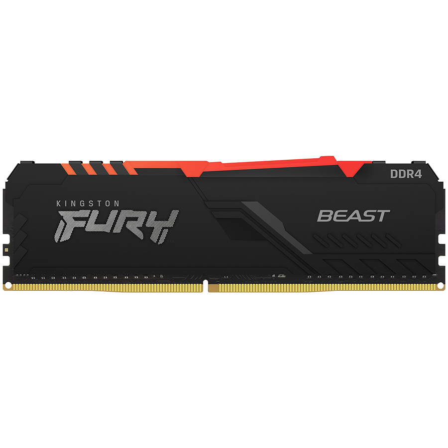 Kingston 8GB 3600MT/s DDR4 CL17 DIMM FURY Beast RGB