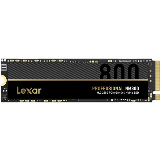 Lexar 512GB PRO High Speed PCIe Gen4 with 4 Lanes M.2 NVMe, up to 7450 MB/s read and 3500 MB/s write Heatsink – product image