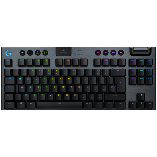 Logitech G915 Tkl Lightspeed Wireless Mechanical Gaming Keyboard - Carbon - Clicky