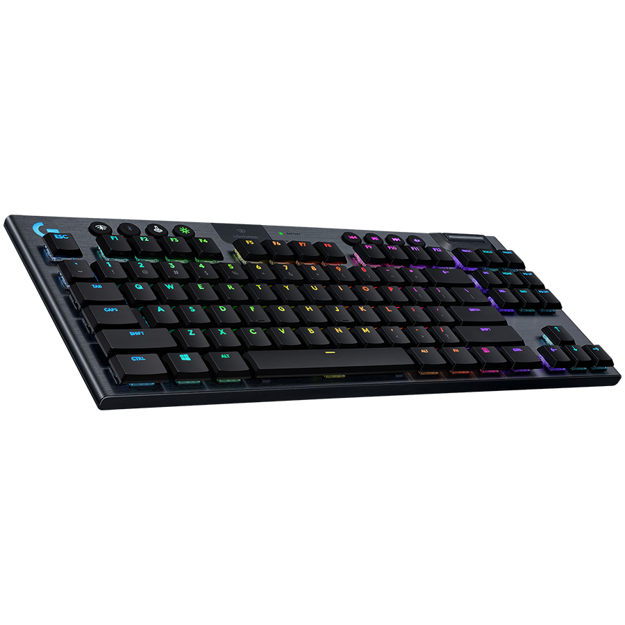 Logitech G915 Tkl Lightspeed Wireless Mechanical Gaming Keyboard - Carbon - Clicky – alternate product view 2
