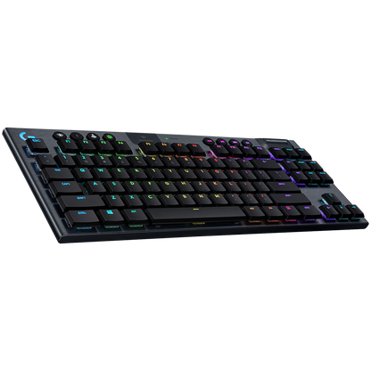 Logitech G915 Tkl Lightspeed Wireless Mechanical Gaming Keyboard - Carbon - Clicky – alternate product view 2