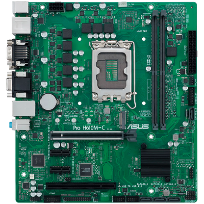 ASUS PRO H610M-C-CSM mATX LGA1700 DDR5 – alternate product view 2