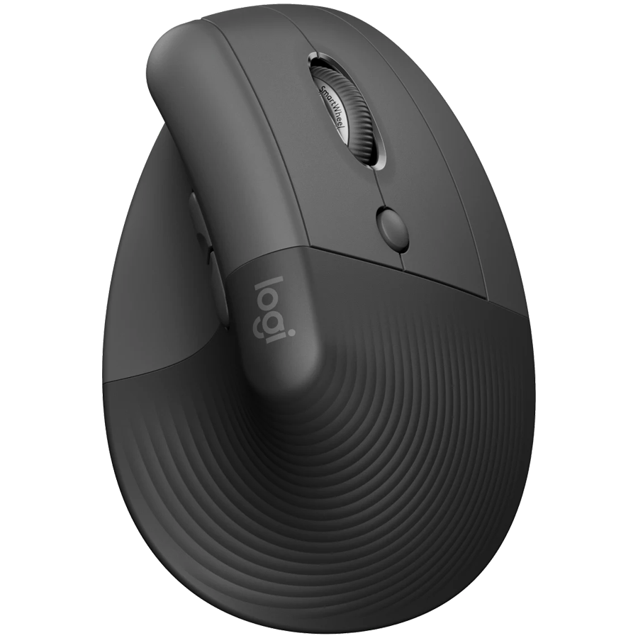 Logitech Lift Bluetooth Vertical Ergonomic Mouse - Graphite Black - product photo