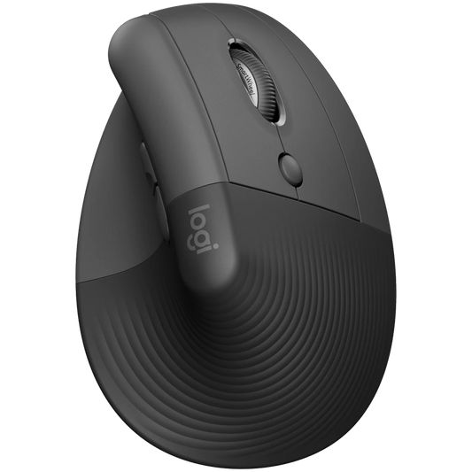 Logitech Lift Bluetooth Vertical Ergonomic Mouse - Graphite Black - product photo