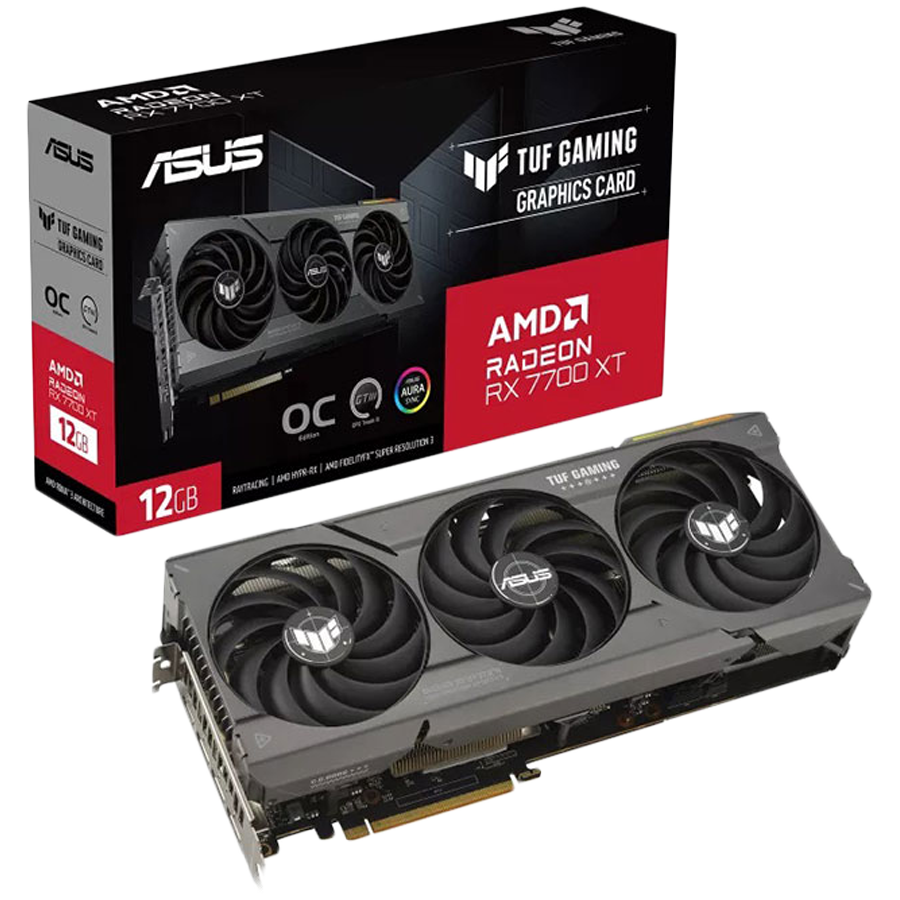 ASUS TUF Gaming Radeon RX 7700 XT OC Edition 12GB GDDR6