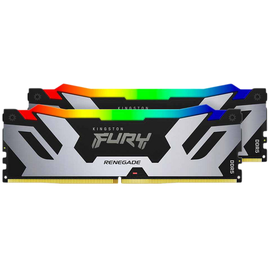 Kington DRAM 32GB 8000MT/s DDR5 CL38 DIMM (Kit of 2) FURY Renegade RGB XMP