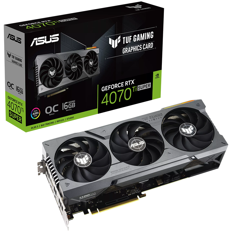 ASUS TUF Gaming GeForce RTX 4070 Ti SUPER OC Edition 16GB GDDR6X