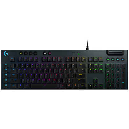 Logitech G815 Corded Lightsync Mechanical Gaming Keyboard - Carbon - Clicky
