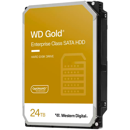 HDD Server WD Gold 24TB CMR, 3.5'', 512MB, 7200 RPM, SATA, 512E by Western Digital – product photo