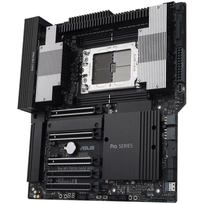 ASUS PRO WS TRX50-SAGE WIFI sTR5 CEB workstation MB – alternate product view 2