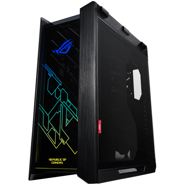 ASUS ROG Strix Helios GX601 Black Edition RGB ATX/EATX mid-tower gaming case with tempered glass, aluminum frame, GPU braces, 420mm radiator support and Aura Sync - image 2