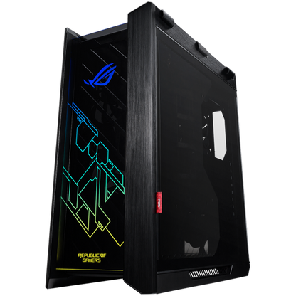 ASUS ROG Strix Helios GX601 Black Edition RGB ATX/EATX mid-tower gaming case with tempered glass, aluminum frame, GPU braces, 420mm radiator support and Aura Sync - image 2