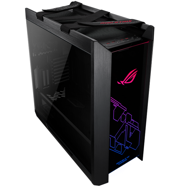 ASUS ROG Strix Helios GX601 Black Edition RGB ATX/EATX mid-tower gaming case with tempered glass, aluminum frame, GPU braces, 420mm radiator support and Aura Sync - image 3
