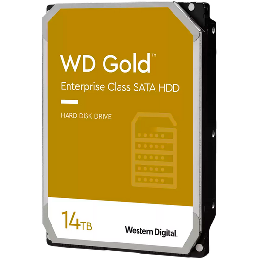 HDD Server WD Gold (3.5'', 14TB, 512MB, 7200 RPM, SATA 6 Gb/s) by Western Digital – product photo