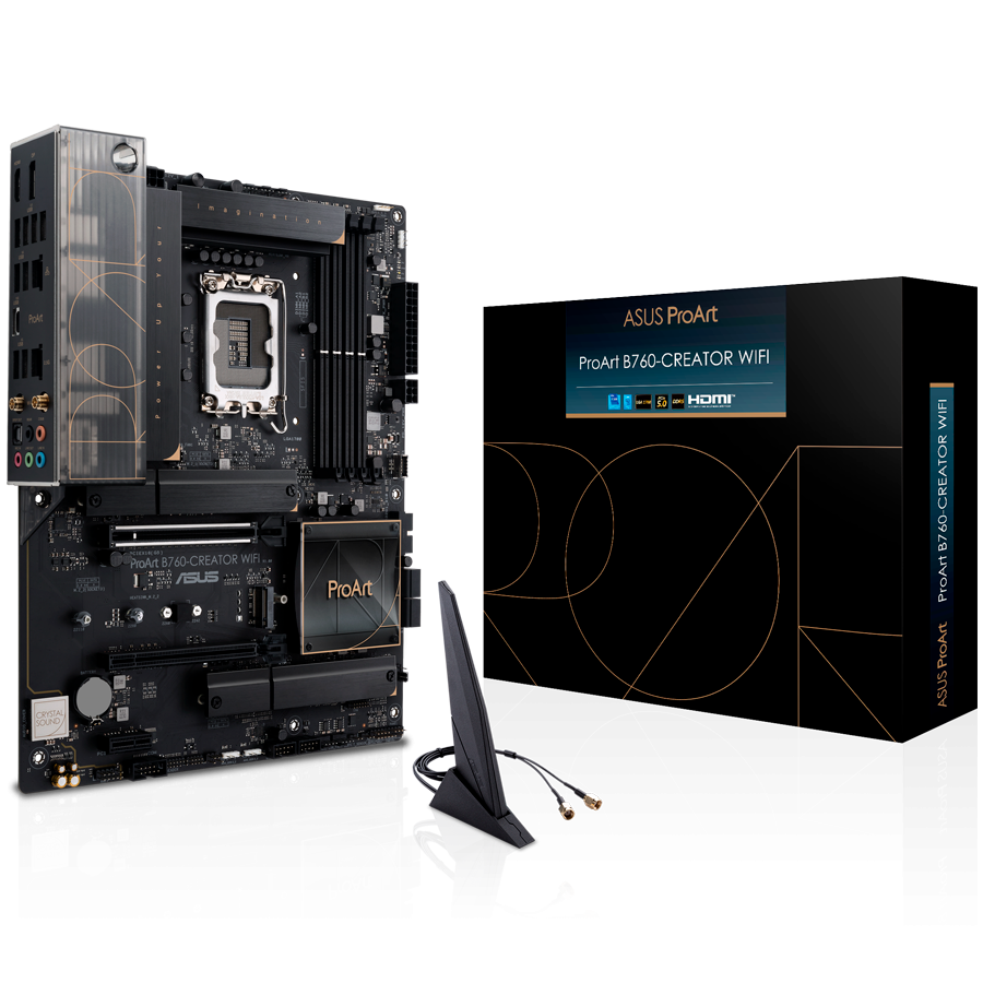 ASUS PROART B760-CREATOR WIFI LGA1700 ATX professional MB – alternate product view 4