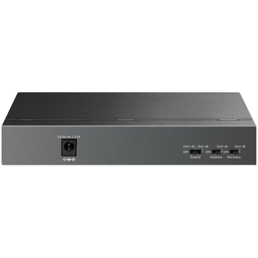 TP-Link LS109P 9-Port 10/100 Mbps Desktop Switch with 8-Port PoE+, 8× 10/100 Mbps PoE+ Ports, 1× 10 – view 2