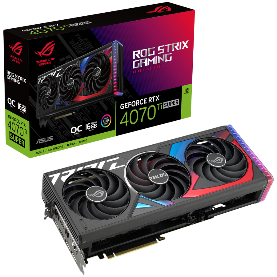 ASUS ROG Strix GeForce RTX 4070 Ti SUPER OC Edition 16GB GDDR6X