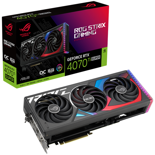ASUS ROG Strix GeForce RTX 4070 Ti SUPER OC Edition 16GB GDDR6X