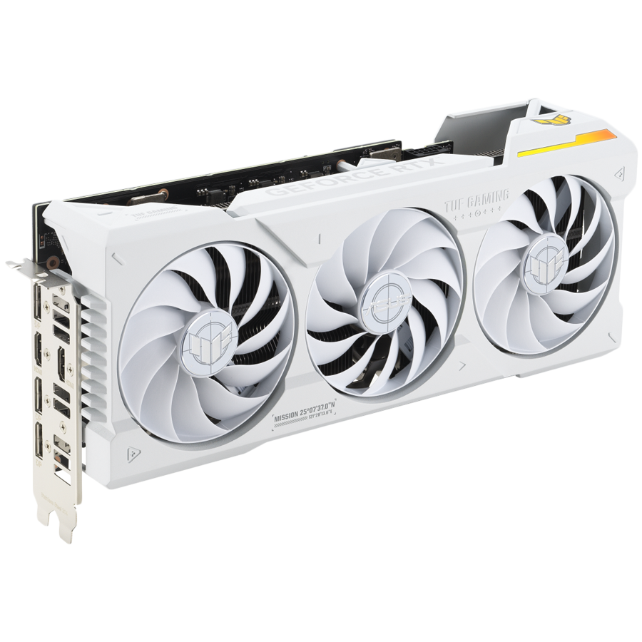 ASUS TUF Gaming GeForce RTX 4070 Ti SUPER White OC Edition 16GB GDDR6X – alternate product view 3