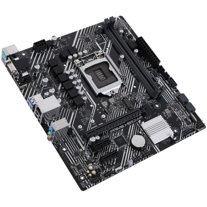 ASUS PRIME H510M-E LGA1200 mATX MB - Intel H510 2xDIMM DDR4 1xM.2 4xSATA PCIe 4.0 1Gb Ethernet 1xD-SUB 1xDisplayPort 1xHDMI with COM and RGB header - image 2