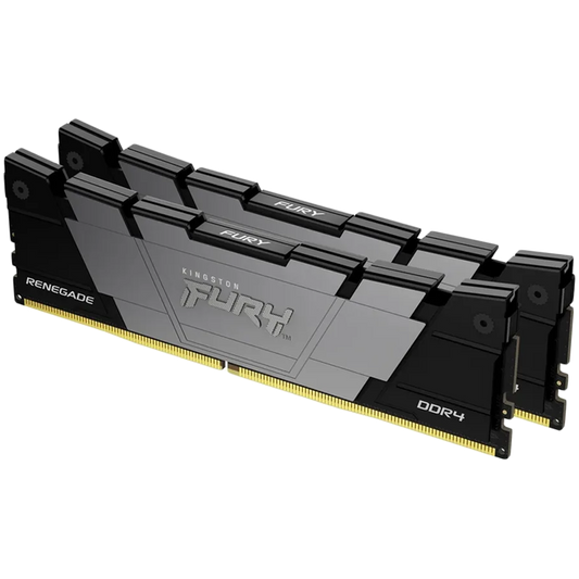 Kingston 32GB 3200MT/s DDR4 CL16 DIMM (Kit of 2) 1Gx8 FURY Renegade Black
