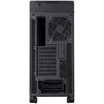 ASUS ProArt PA602 E-ATX Computer case, 420 mm radiator support, one 140 mm and two 200mm pre-installed system fans, front panel IR dust indicator, power lock latch, tool-less PCIe mounting, USB 20Gbps support - image 4
