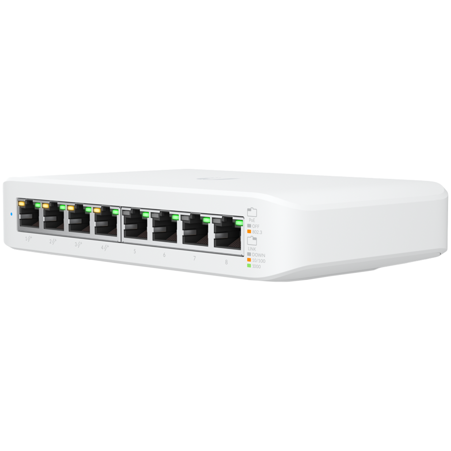 UBIQUITI UniFi Switch Lite 8 PoE – product photo