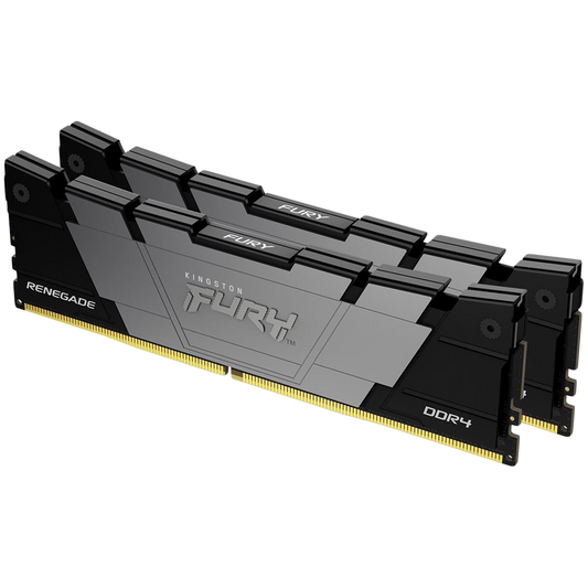 Kingston 16GB 3200MT/s DDR4 CL16 DIMM (Kit of 2) FURY Renegade Black