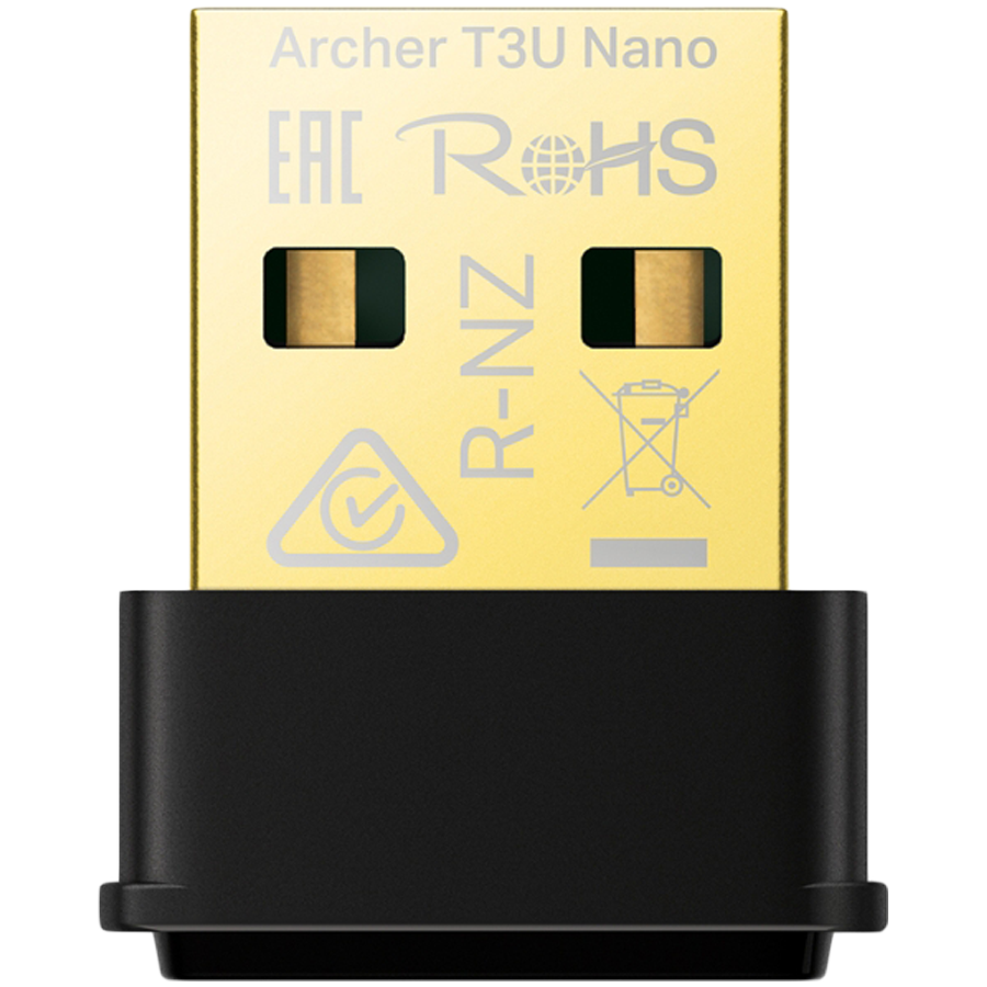 AC1300 Nano Dual Band Wi-Fi USB AdapterSPEED: 867 Mbps at 5 GHz + 400 Mbps at 2.4 GHzSPEC: USB 2.0FEATURE: MU-MIMO by TP-Link - product photo