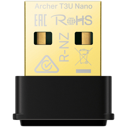 AC1300 Nano Dual Band Wi-Fi USB AdapterSPEED: 867 Mbps at 5 GHz + 400 Mbps at 2.4 GHzSPEC: USB 2.0FEATURE: MU-MIMO by TP-Link - product photo