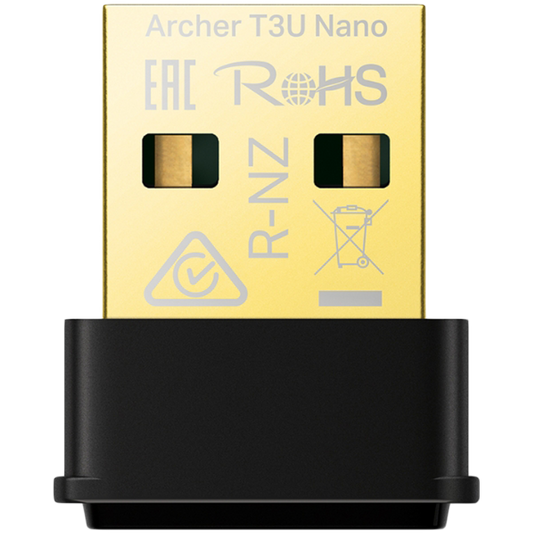 AC1300 Nano Dual Band Wi-Fi USB AdapterSPEED: 867 Mbps at 5 GHz + 400 Mbps at 2.4 GHzSPEC: USB 2.0FEATURE: MU-MIMO by TP-Link - product photo