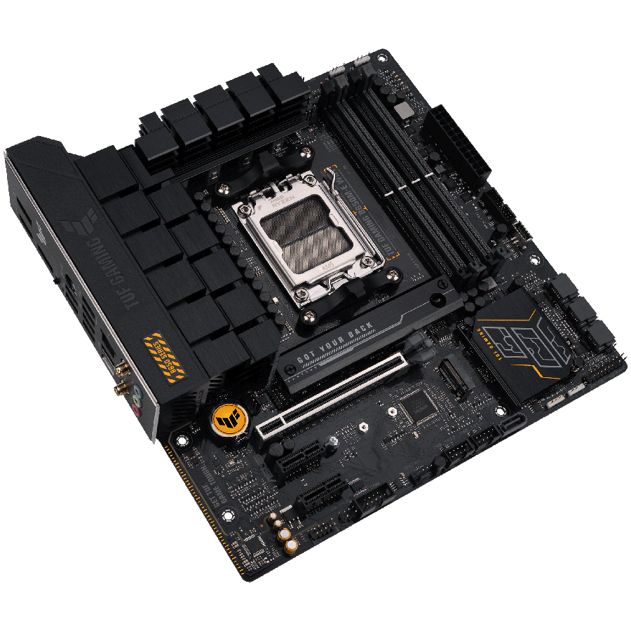ASUS TUF GAMING B650M-E WIFI AM5 mATX gaming MB – alternate product view 2