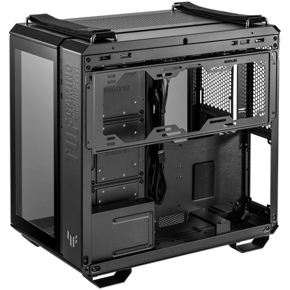 ASUS TUF Gaming GT502 PLUS ATX Gaming case Black, Dual Chamber Chassis, Panoramic View, Tempered Glass front and side panel, Tool-Free side panels, pre-installed 4 ARGB fans & fan hub, Front Panel High-Speed USB Type-C - image 3