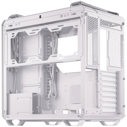 ASUS TUF Gaming GT502 PLUS ATX Gaming case White, Dual Chamber Chassis, Panoramic View, Tempered Glass front and side panel, Tool-Free side panels, pre-installed 4 ARGB fans & fan hub, Front Panel High-Speed USB Type-C - image 2