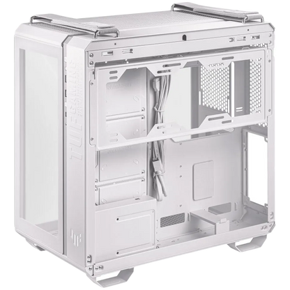 ASUS TUF Gaming GT502 PLUS ATX Gaming case White, Dual Chamber Chassis, Panoramic View, Tempered Glass front and side panel, Tool-Free side panels, pre-installed 4 ARGB fans & fan hub, Front Panel High-Speed USB Type-C - image 3