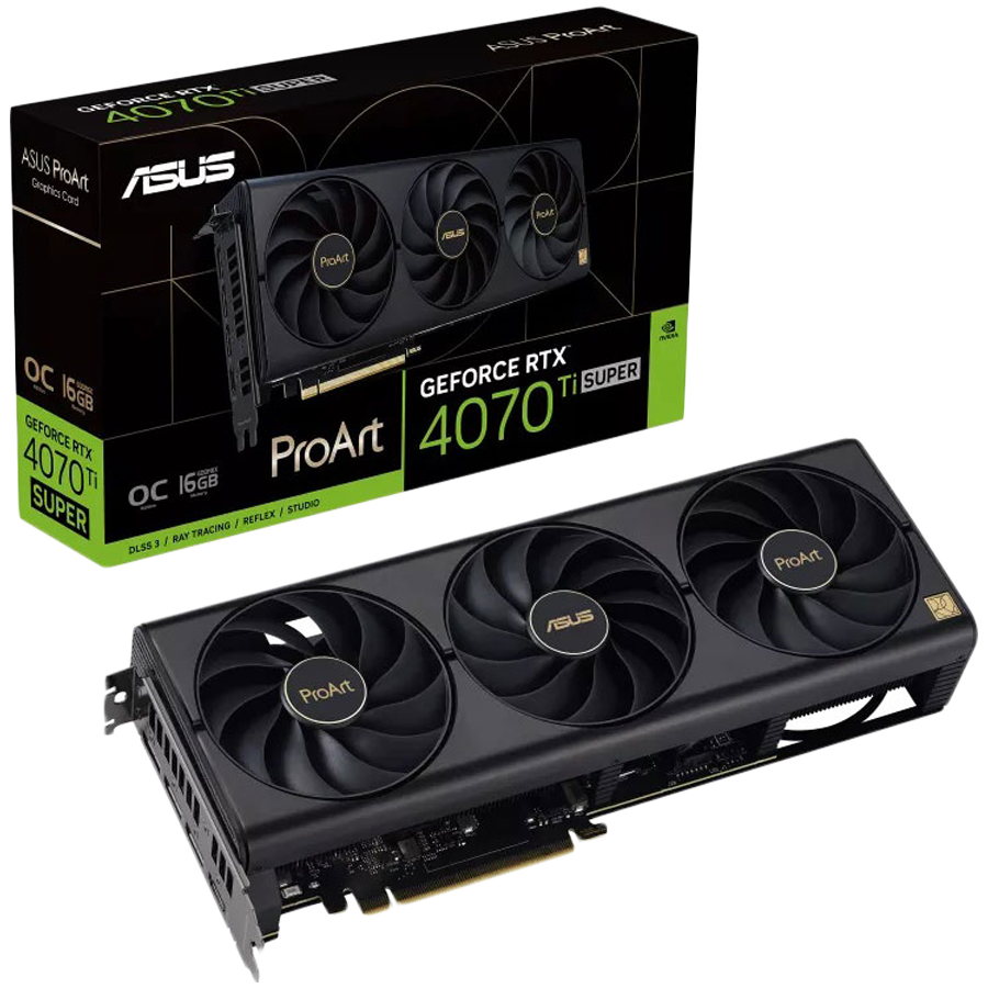 ASUS ProArt GeForce RTX 4070 Ti SUPER OC Edition 16GB GDDR6X